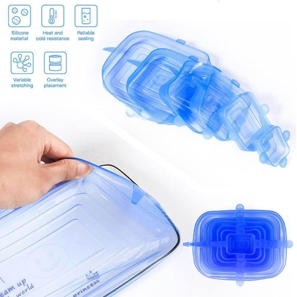 LoungeYard | Reusable Durable Silicone Food Cover Lids — product view 5