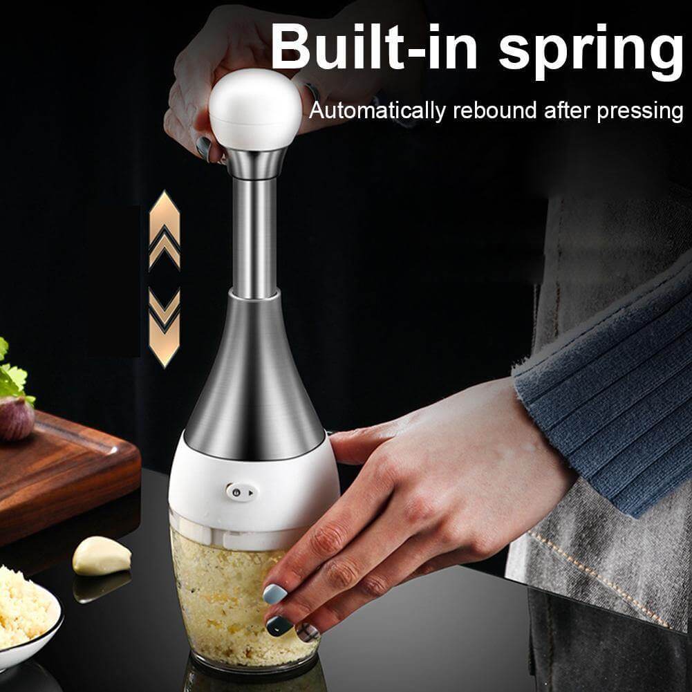 LoungeYard | Stainless Steel Quick Garlic Vegetable Chopper — product view 7