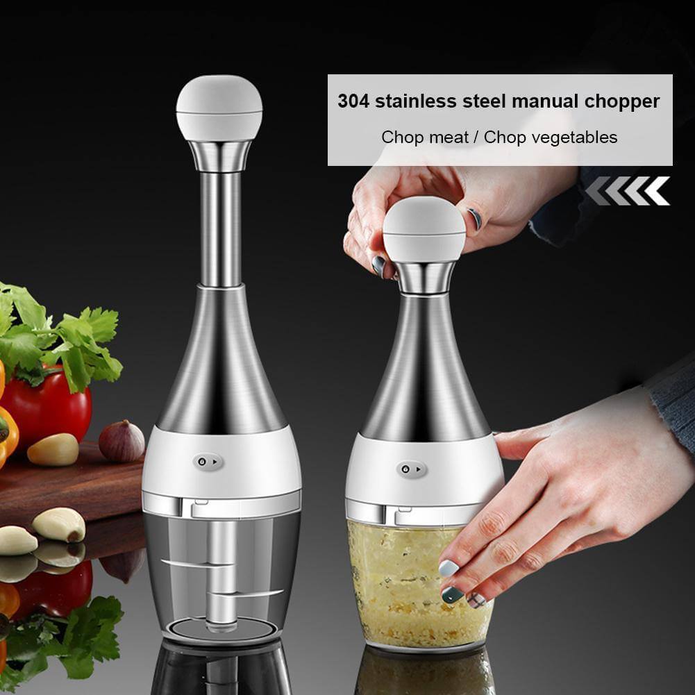 LoungeYard | Stainless Steel Quick Garlic Vegetable Chopper — product view 6