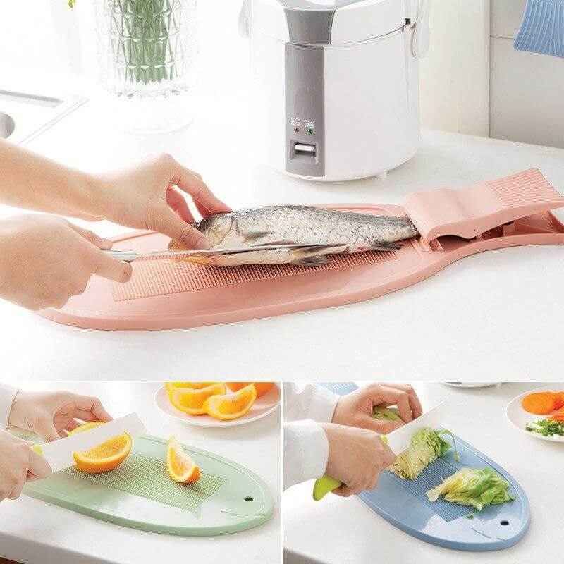 LoungeYard | Creative Fish Cutting Board with Clip — product view 4