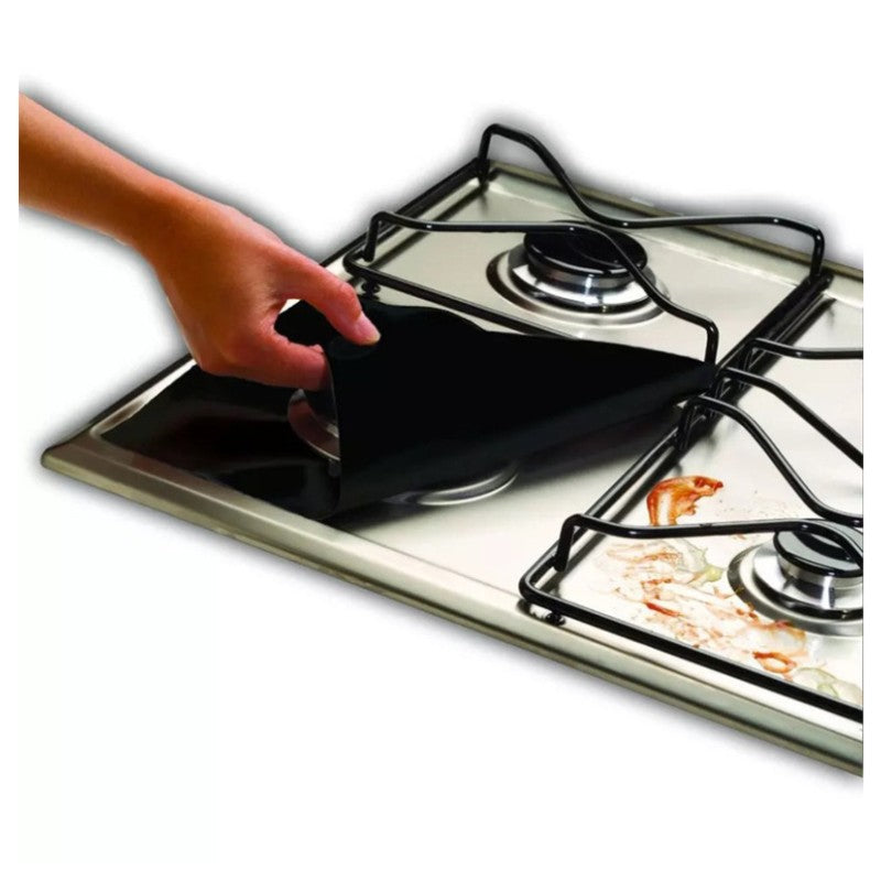 LoungeYard | Reusable 4pcs Glass Fiber Gas Stove Covers — product view 2