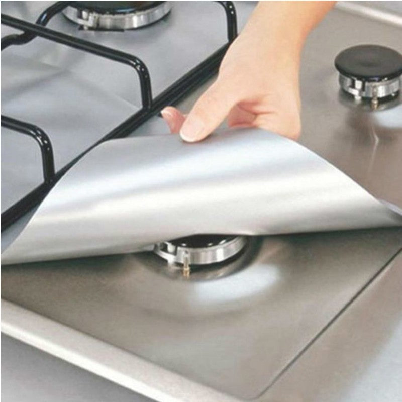 LoungeYard | Reusable 4pcs Glass Fiber Gas Stove Covers — product view 3