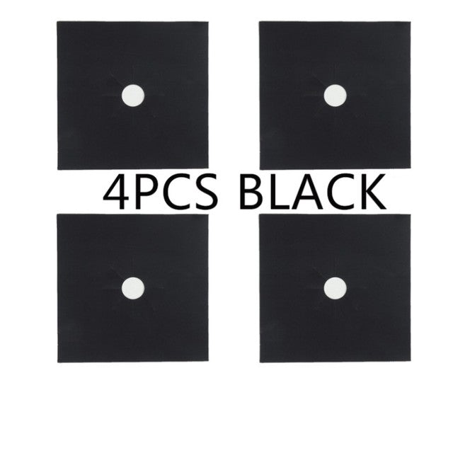 LoungeYard | Reusable 4pcs Glass Fiber Gas Stove Covers — product view 1
