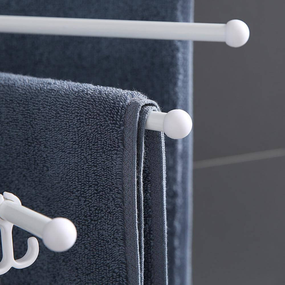 LoungeYard | Wall-Mounted Rotating Multi-Layer Towel Rack — product view 2