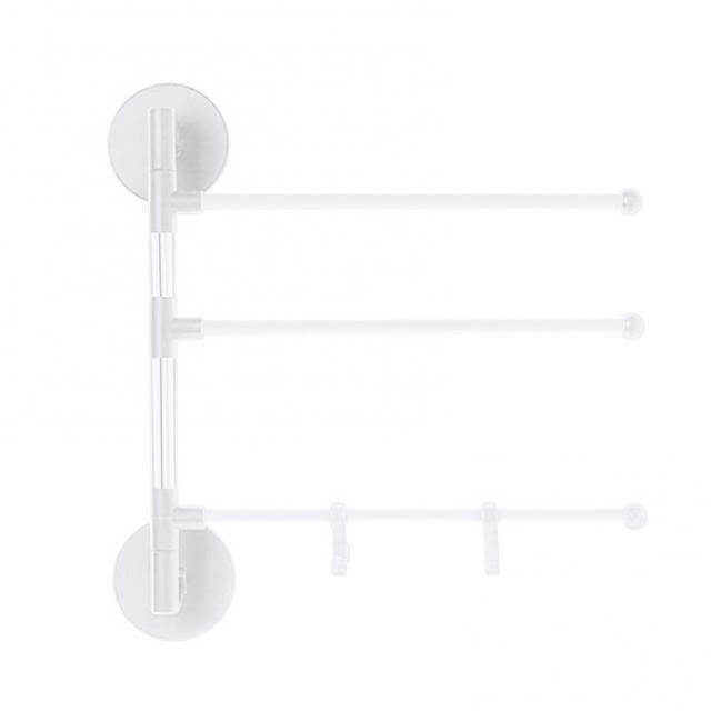 LoungeYard | Wall-Mounted Rotating Multi-Layer Towel Rack — product view 1