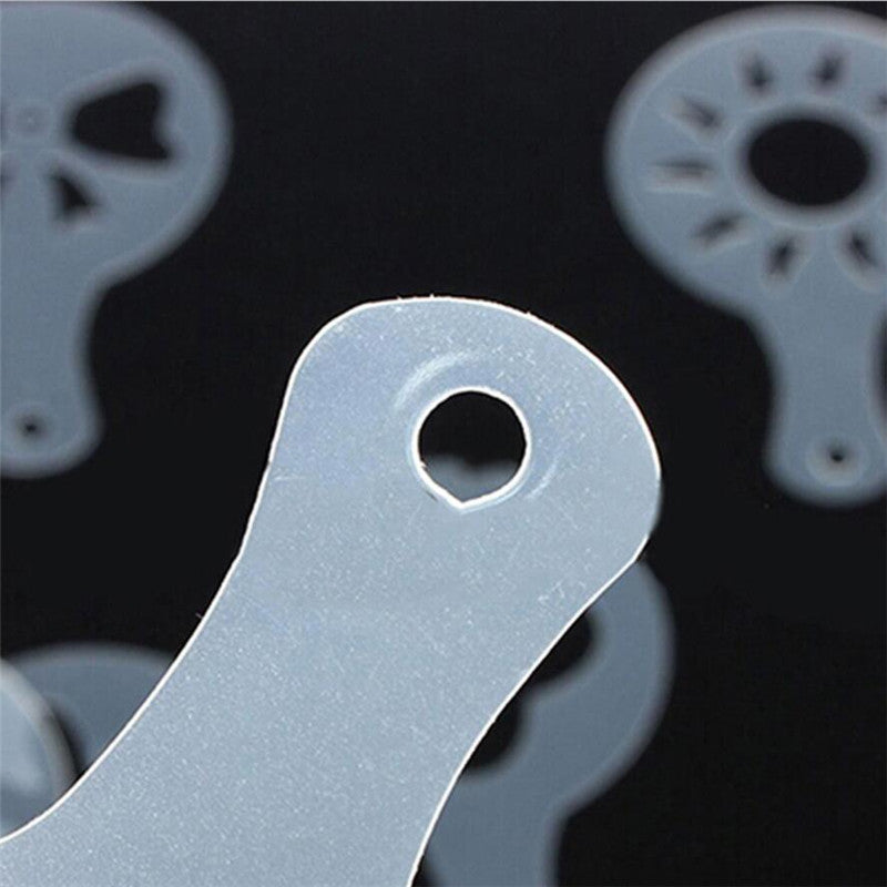 LoungeYard | 8Pcs Coffee Cake Decoration Stencil Molds — product view 5