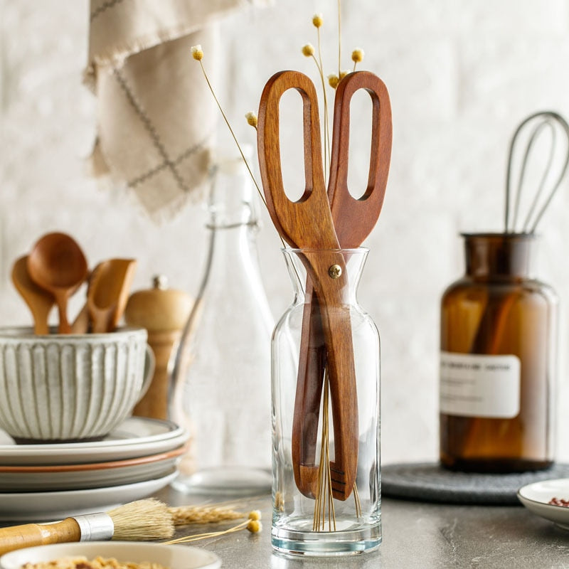 LoungeYard | Creative Kitchen Wooden Tongs — product view 2