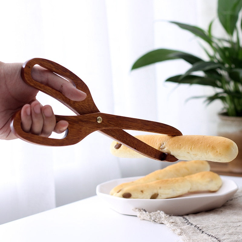 LoungeYard | Creative Kitchen Wooden Tongs — product view 4