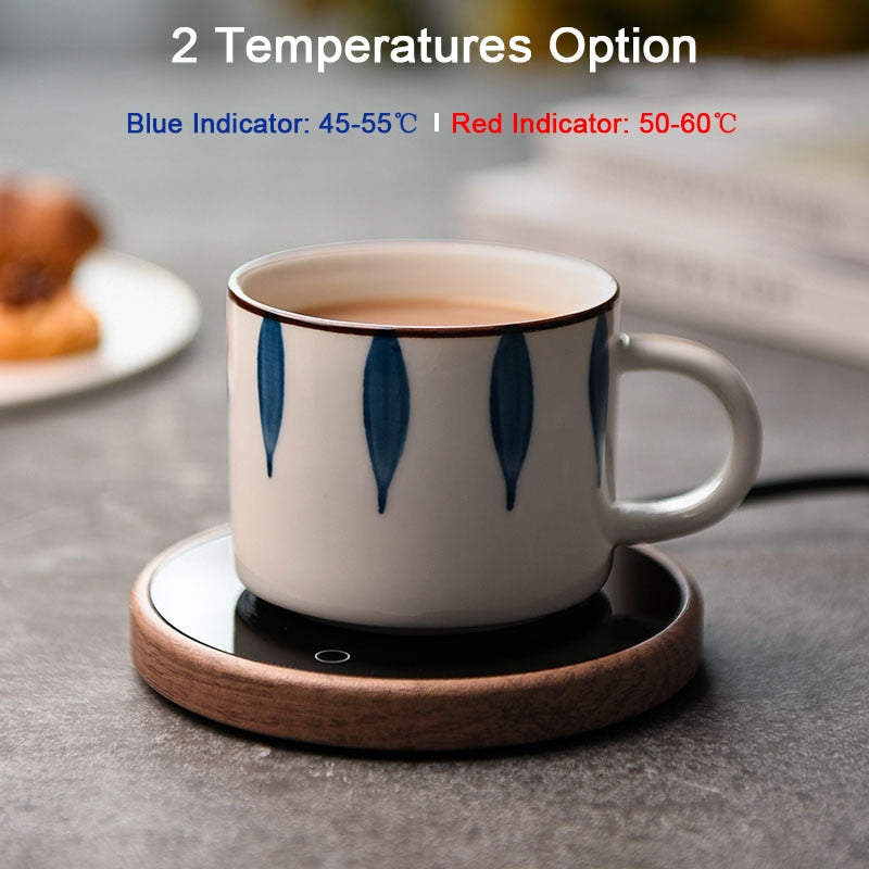 Smart Elegant Ceramic Mug Warmer Coaster — product view 2