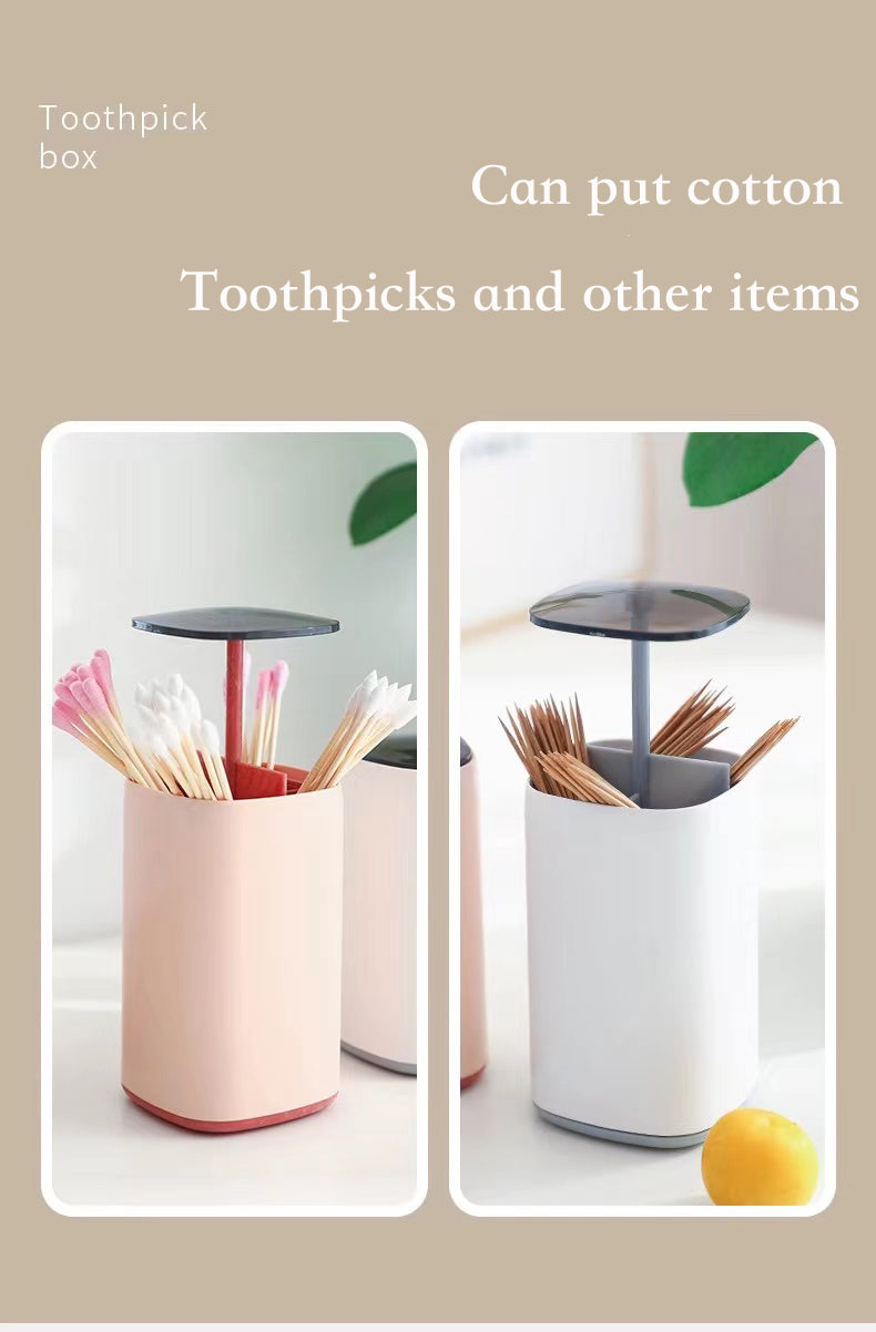LoungeYard | Elegant Pop-Up Toothpick Cotton Swab Storage Dispenser — product view 7