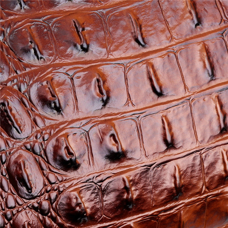 LoungeYard | Leather Crocodile Bag – with handcrafted details — product view 4