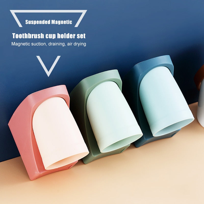 LoungeYard | Magnetic Bathroom Toothbrush Holder — product view 4