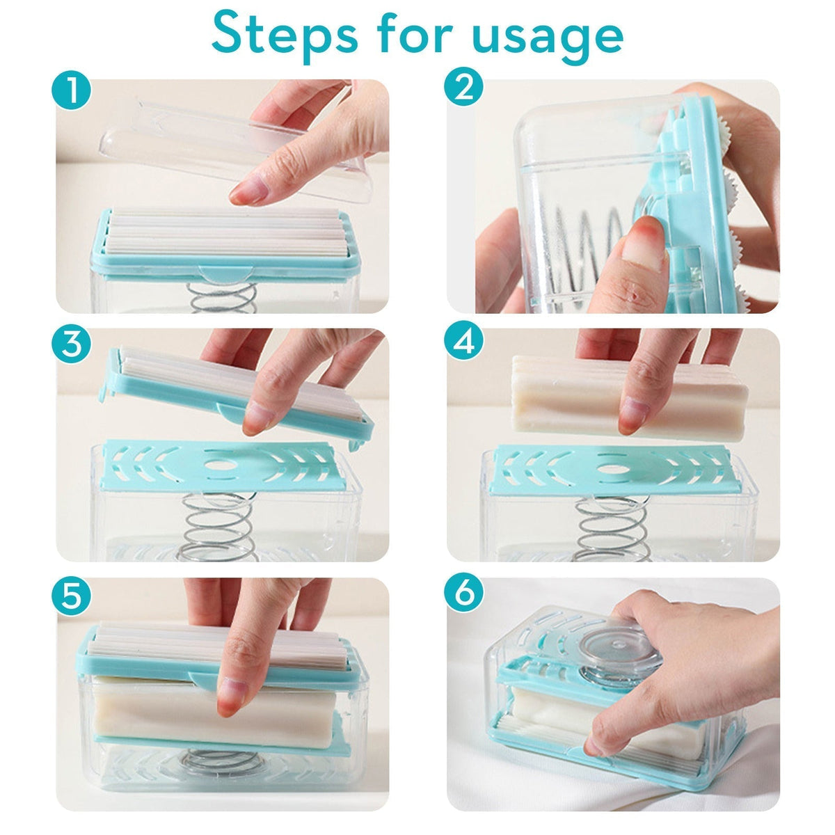 LoungeYard | Foaming Soap Drainer Box Brush — product view 3