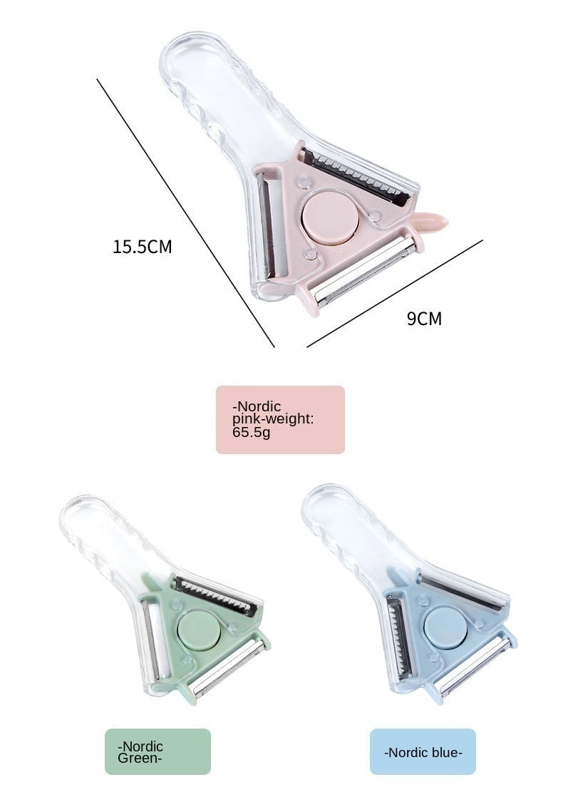 LoungeYard | Magic Multi-Blade Triangle Vegetable Peeler — product view 2
