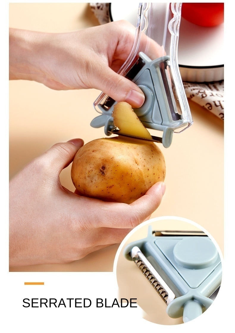 LoungeYard | Magic Multi-Blade Triangle Vegetable Peeler — product view 3