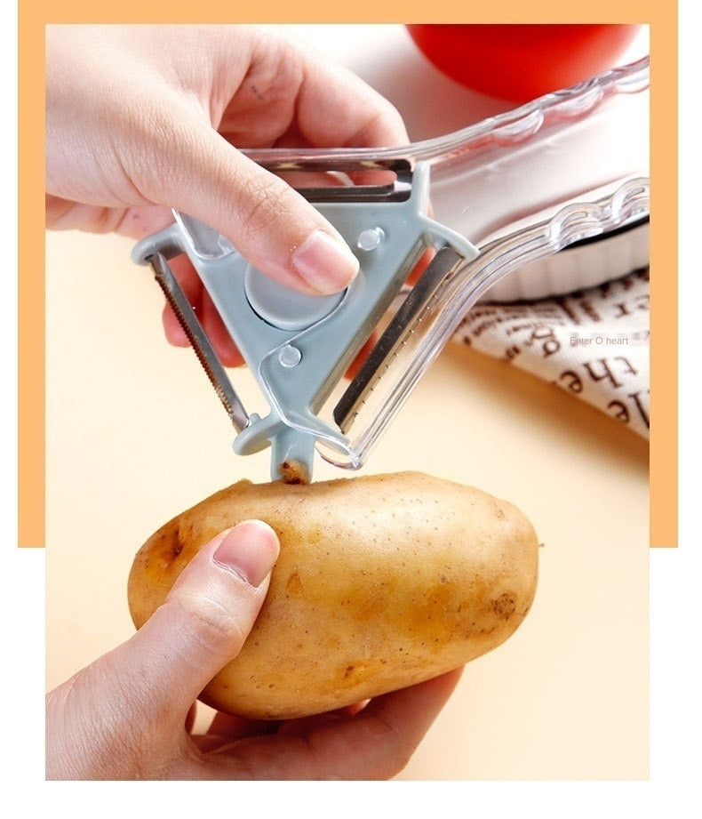 LoungeYard | Magic Multi-Blade Triangle Vegetable Peeler — product view 7