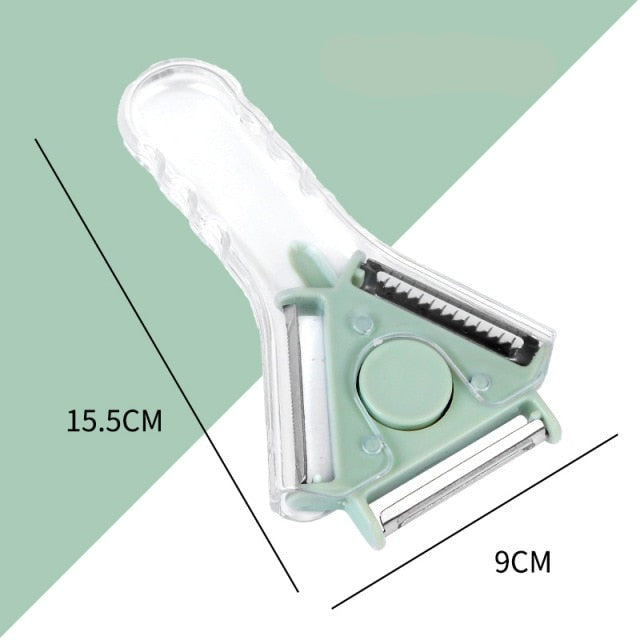 LoungeYard | Magic Multi-Blade Triangle Vegetable Peeler — product view 5