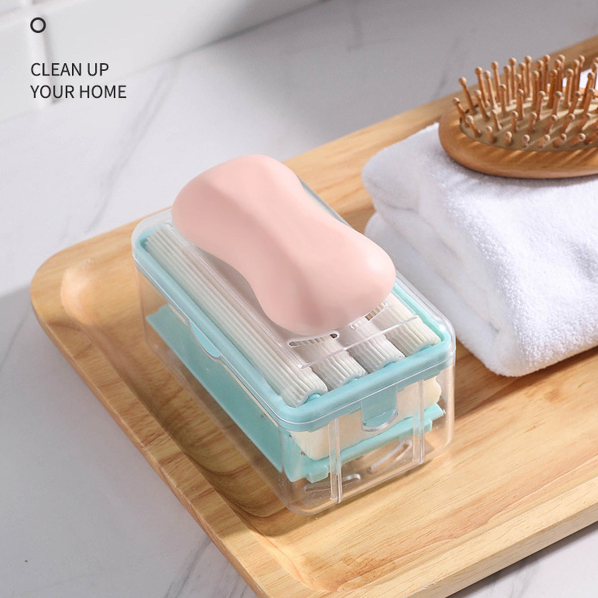 LoungeYard | Foaming Soap Drainer Box Brush — product view 4