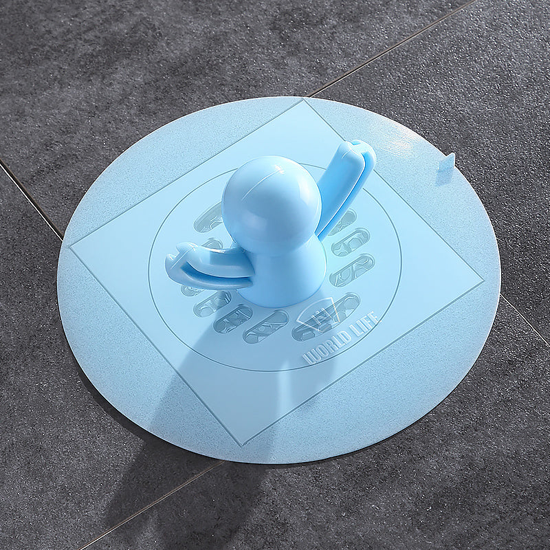 LoungeYard | Blue Man Simple Silicone Drain Cover — product view 1