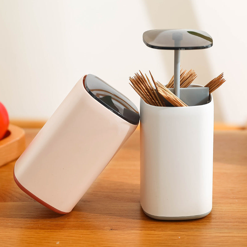 LoungeYard | Elegant Pop-Up Toothpick Cotton Swab Storage Dispenser — product view 6