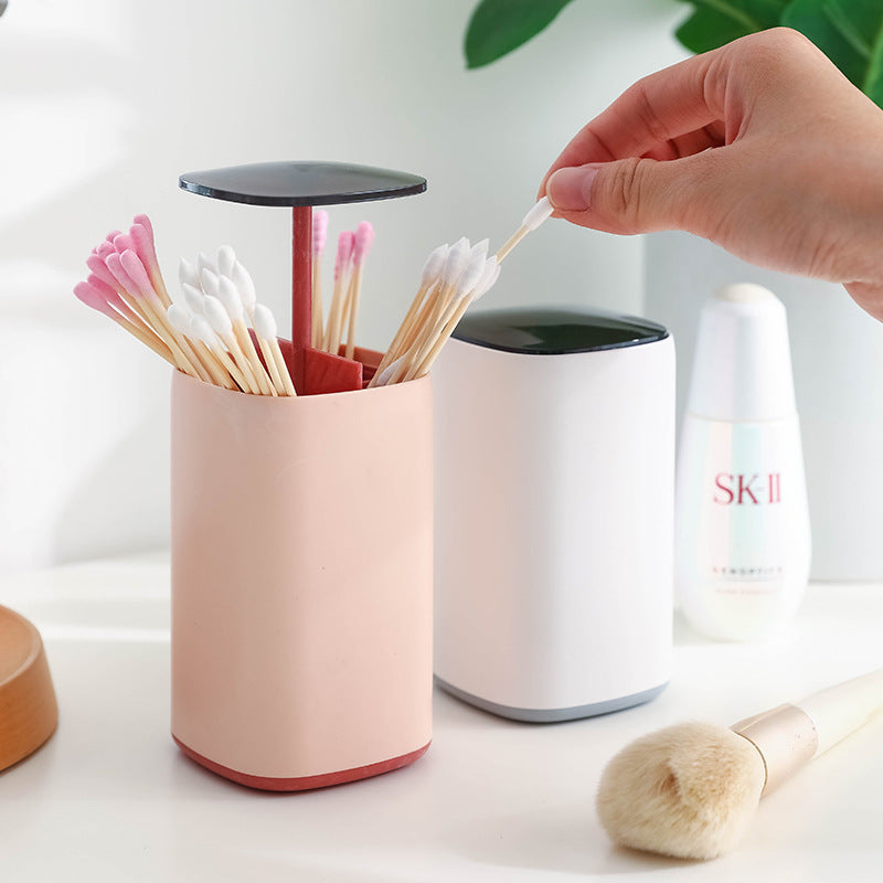 LoungeYard | Elegant Pop-Up Toothpick Cotton Swab Storage Dispenser — product view 4