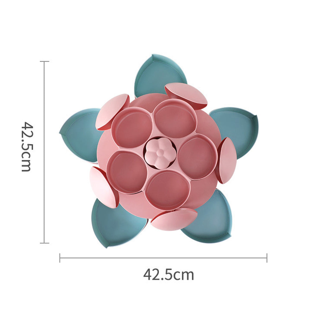 LoungeYard | Two-Layer Rotating Flower Candy Snack Box — product view 3
