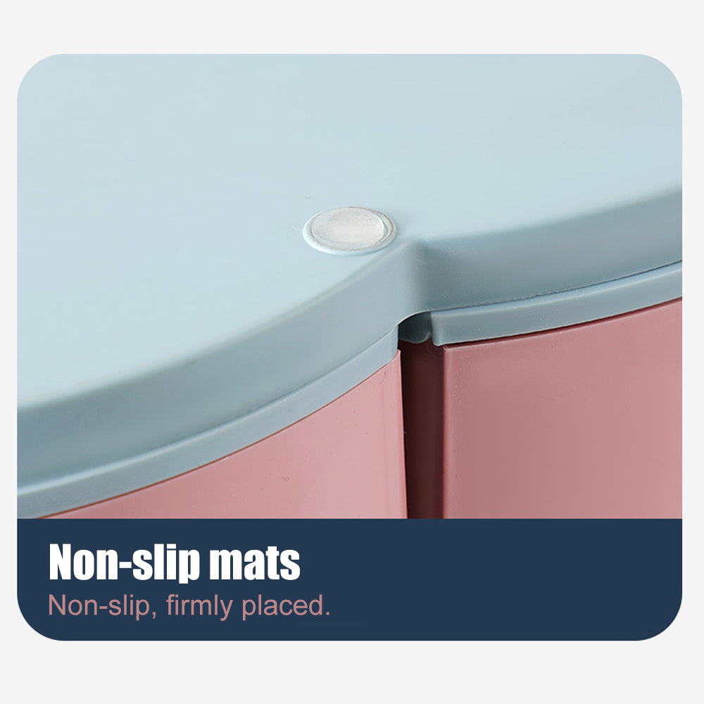 LoungeYard | Two-Layer Rotating Flower Candy Snack Box — product view 6