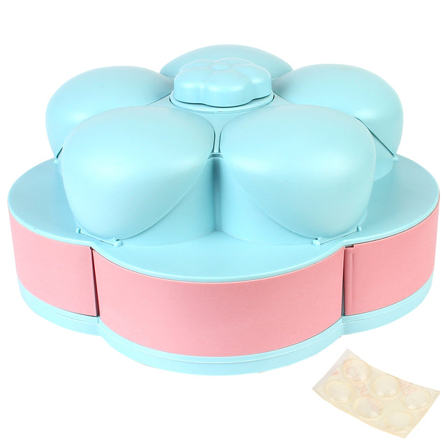 LoungeYard | Two-Layer Rotating Flower Candy Snack Box — product view 1