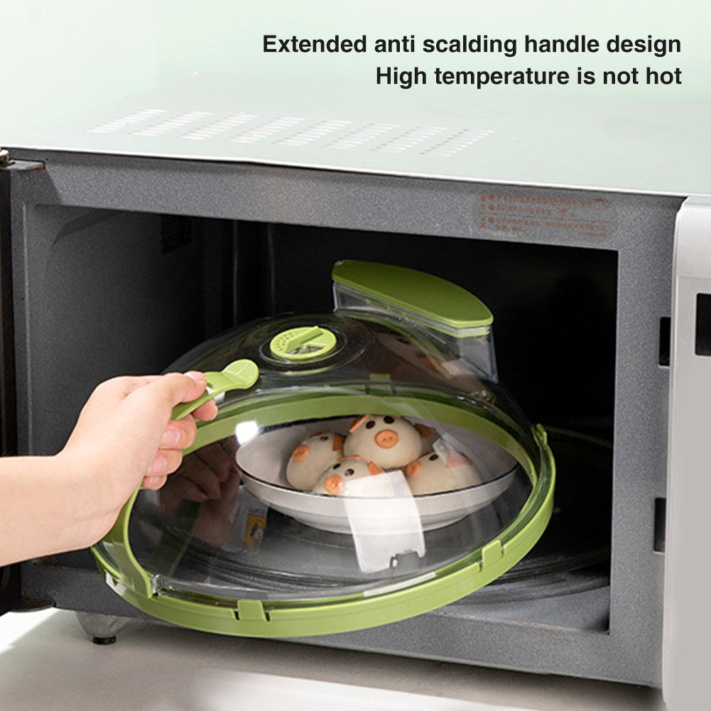 LoungeYard | Adjustable Vent Transparent Microwave Cover Lid — product view 3