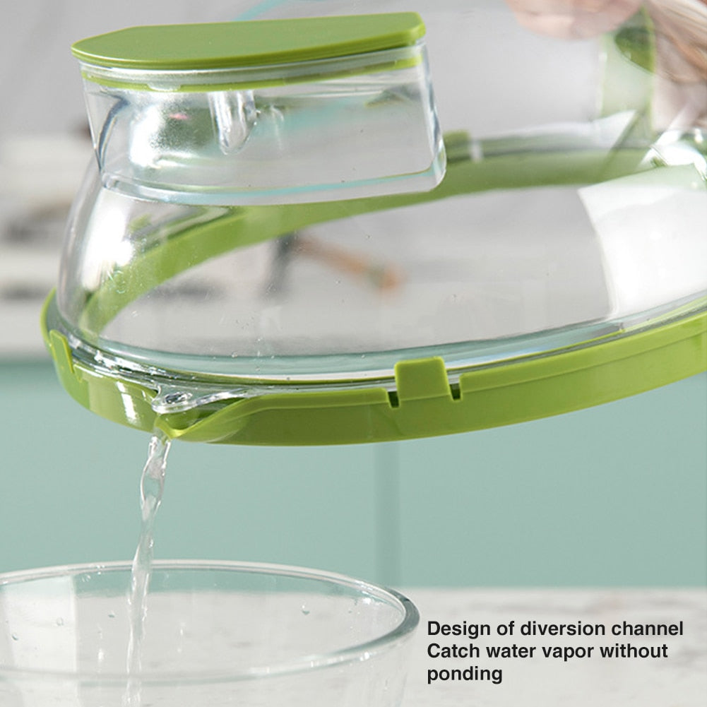 LoungeYard | Adjustable Vent Transparent Microwave Cover Lid — product view 4