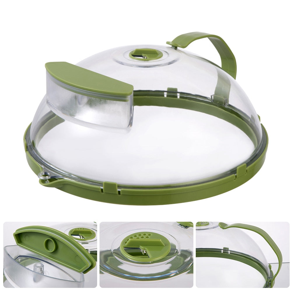 LoungeYard | Adjustable Vent Transparent Microwave Cover Lid — product view 7