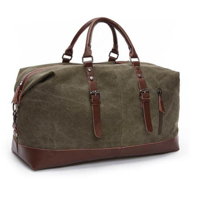 LoungeYard | Military Canvas Large Capacity Travel Bag — product view 3