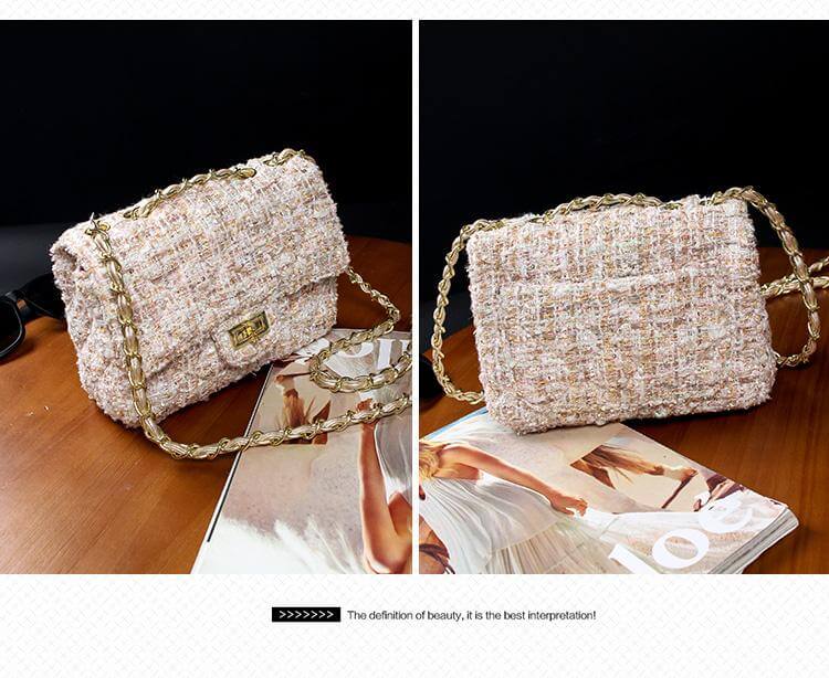 LoungeYard | Luxury Handbag Designer Flap Crossbody Bag — product view 3