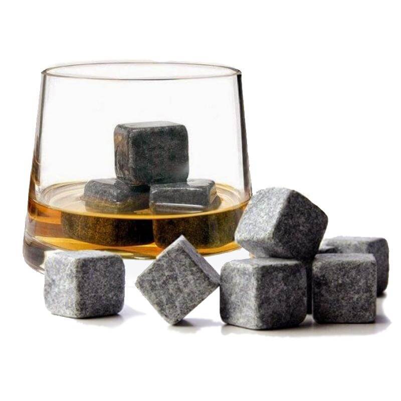 LoungeYard | 9pcs/set Natural Whiskey Stones Home Bar Tools — product view 1
