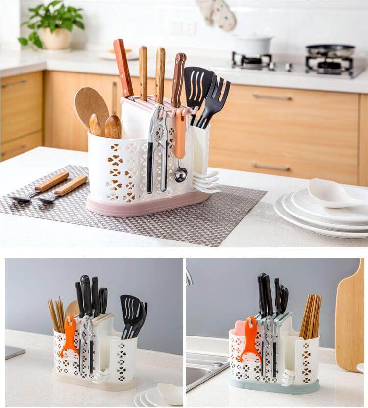 LoungeYard | Kitchen Chopsticks Cage Spoon Storage Box — product view 3