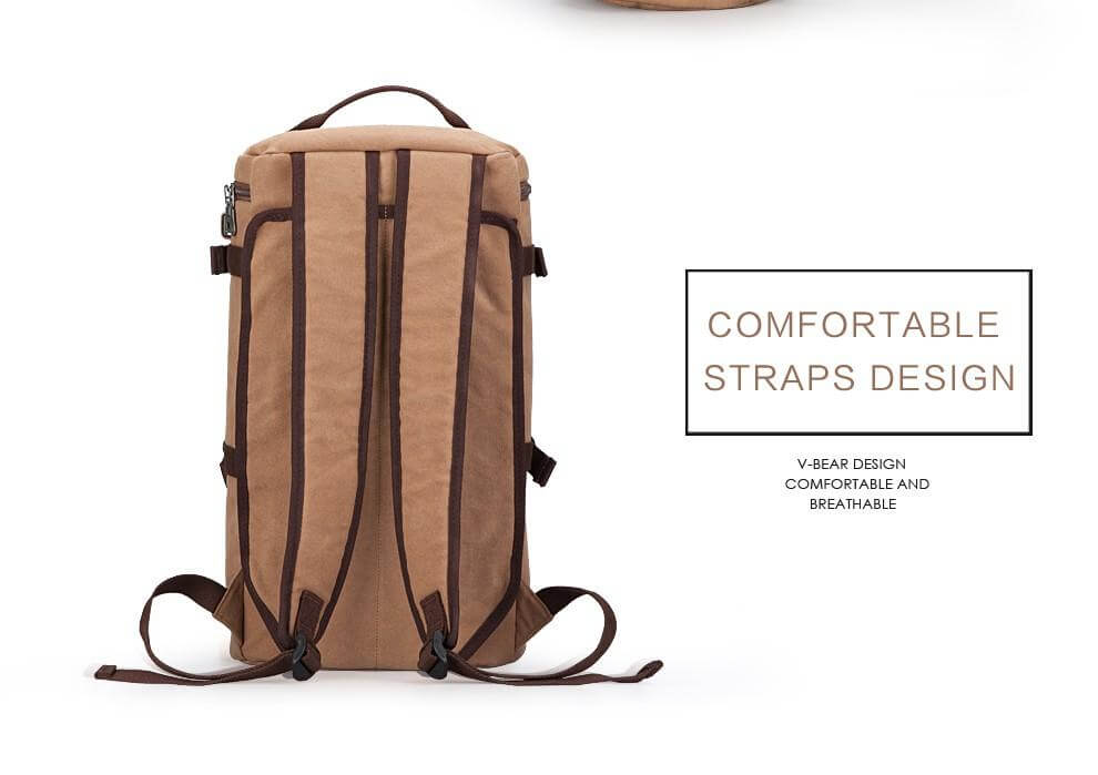 LoungeYard | Cylinder package Multifunctional Male Fashion Backpack — product view 6