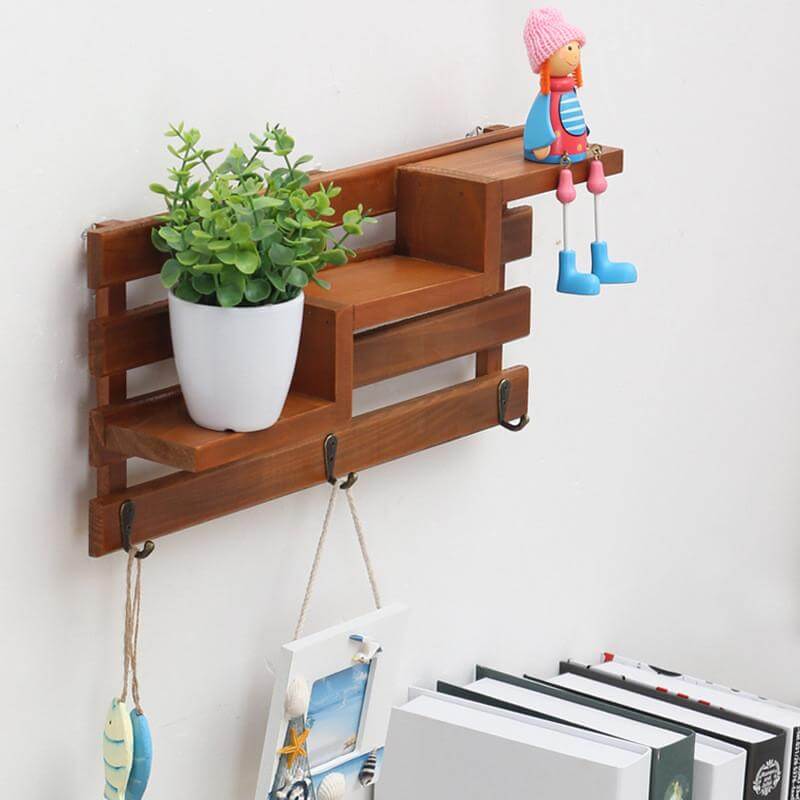 LoungeYard | Handmade Wood Boxes Shelf Organizer — product view 5
