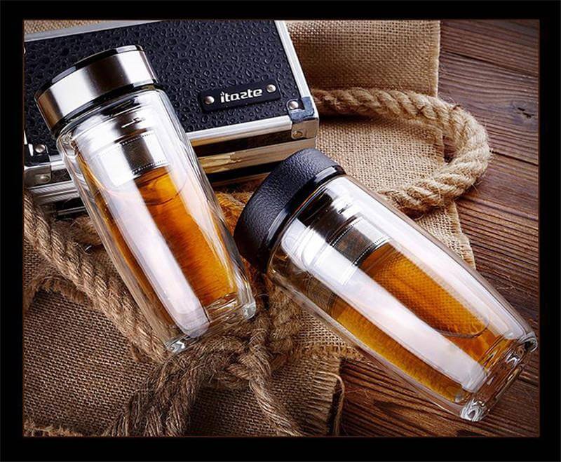 LoungeYard | Double Insulated Glass Bottle — product view 3