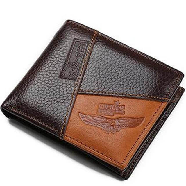 LoungeYard | Genuine Leather Men Wallets with Coin Pocket Zipper — product view 1