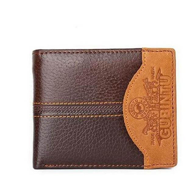 LoungeYard | Genuine Leather Men Wallets with Coin Pocket Zipper — product view 6