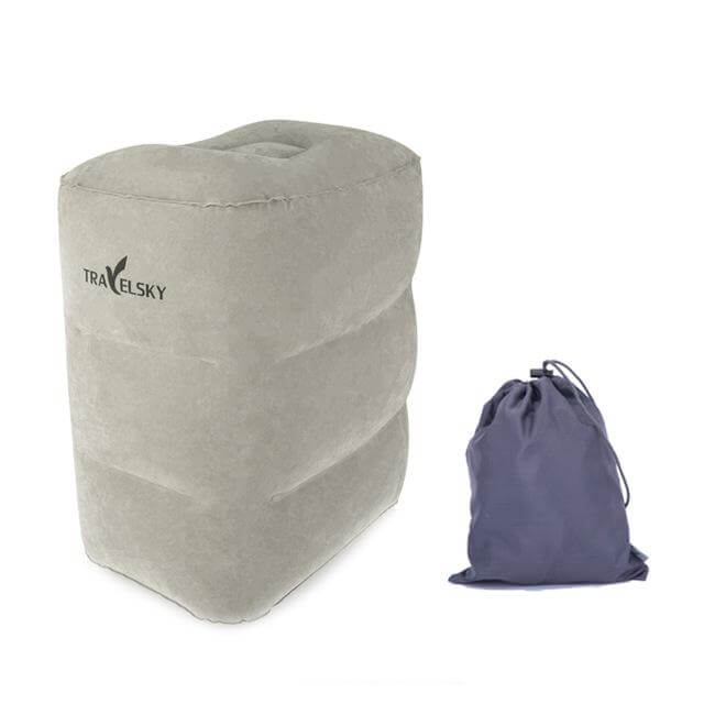 LoungeYard | Folding Footrest Large Valve Travel Inflatable Pillow — product view 5