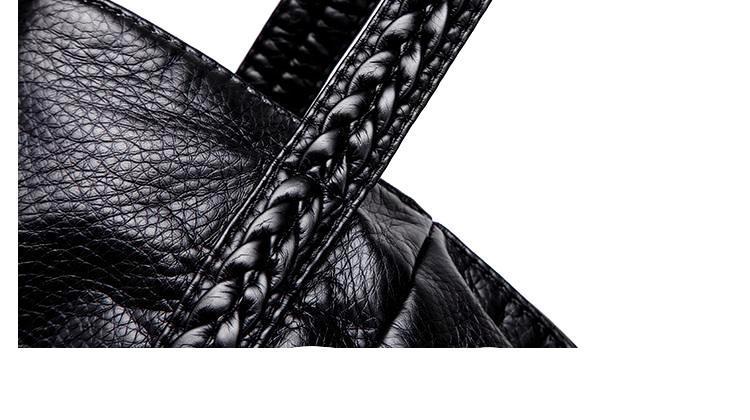 LoungeYard | Sisjuly 2018 Black Leather Hobo Bags — product view 5