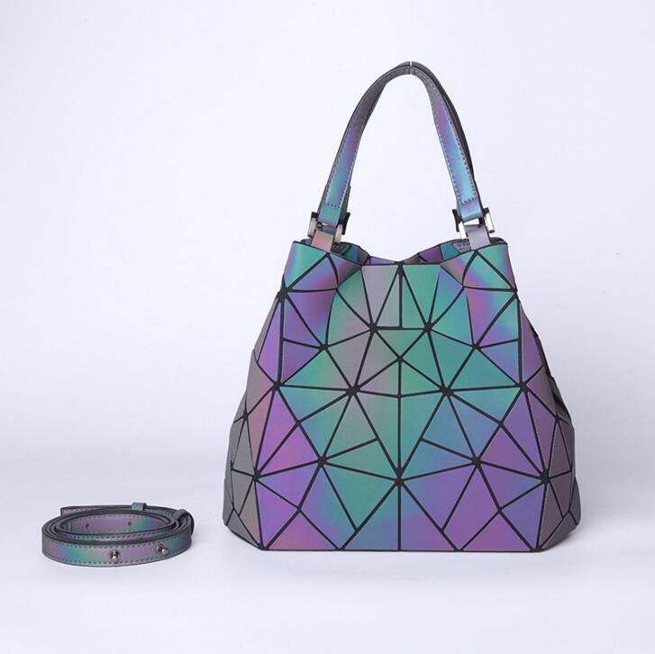 LoungeYard | Multiple-Style Glow in Dark Premium Quality Designer Luminous Geometric Shoulder Handbag For Women — product view 2
