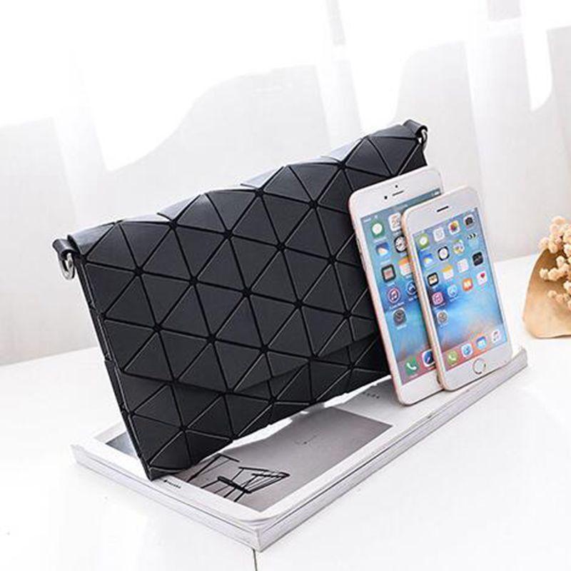 Abstract Geometric Matte Shoulder Bag | LoungeYard — product view 3