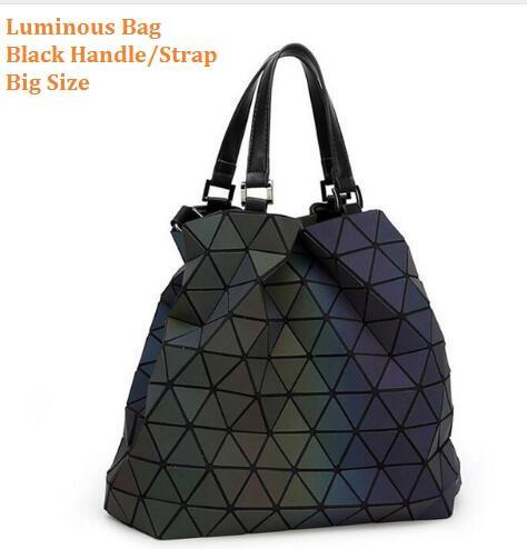 LoungeYard | Multiple-Style Glow in Dark Premium Quality Designer Luminous Geometric Shoulder Handbag For Women — product view 6