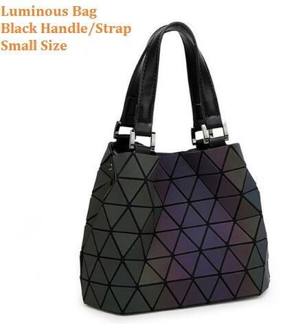 LoungeYard | Multiple-Style Glow in Dark Premium Quality Designer Luminous Geometric Shoulder Handbag For Women — product view 7