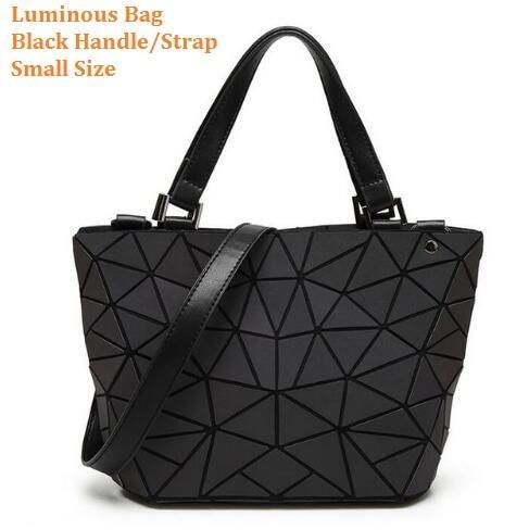 LoungeYard | Multiple-Style Glow in Dark Premium Quality Designer Luminous Geometric Shoulder Handbag For Women — product view 5