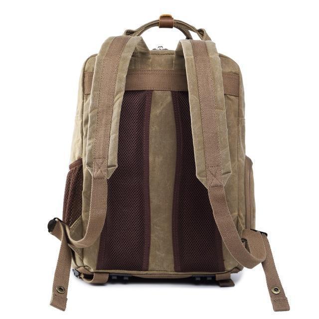LoungeYard | Waterproof Waxed Canvas Camera Backpack — product view 4