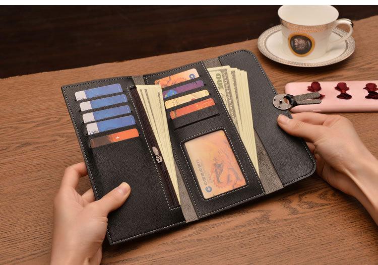 Karina - Modern Clasp Clutch Purse | LoungeYard — product view 2