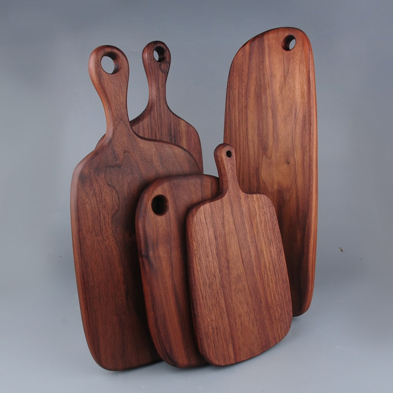 LoungeYard | Japanese-style Walnut/Beech special-shaped Solid Wood Cutting Board — product view 6